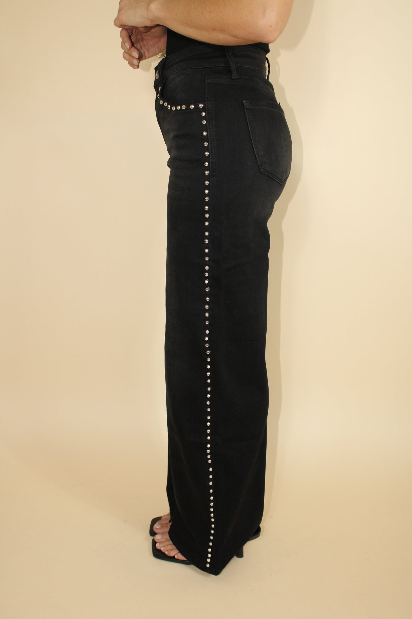 Stevie Studded Denim