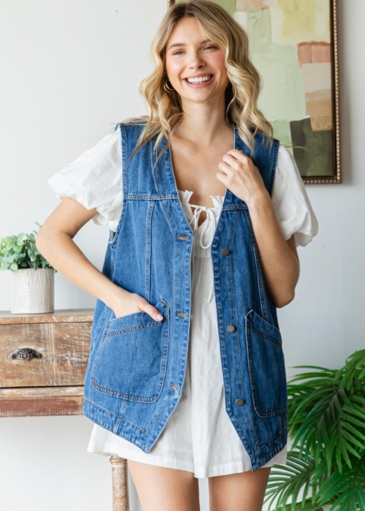 Darcy Denim Vest