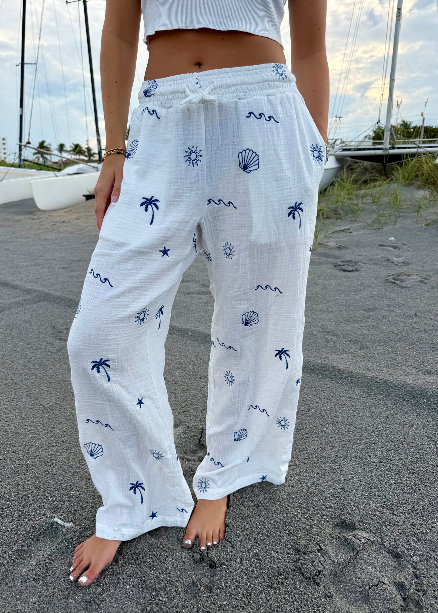 Blue Tide Coverup Pants