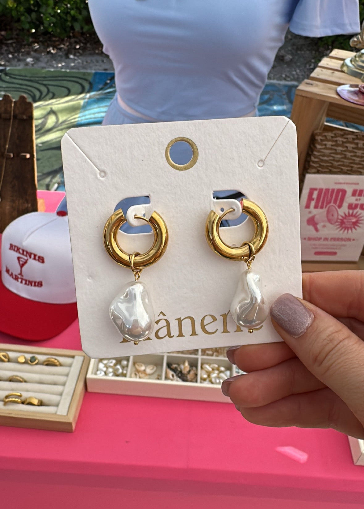 Celestial Pearl Earrings