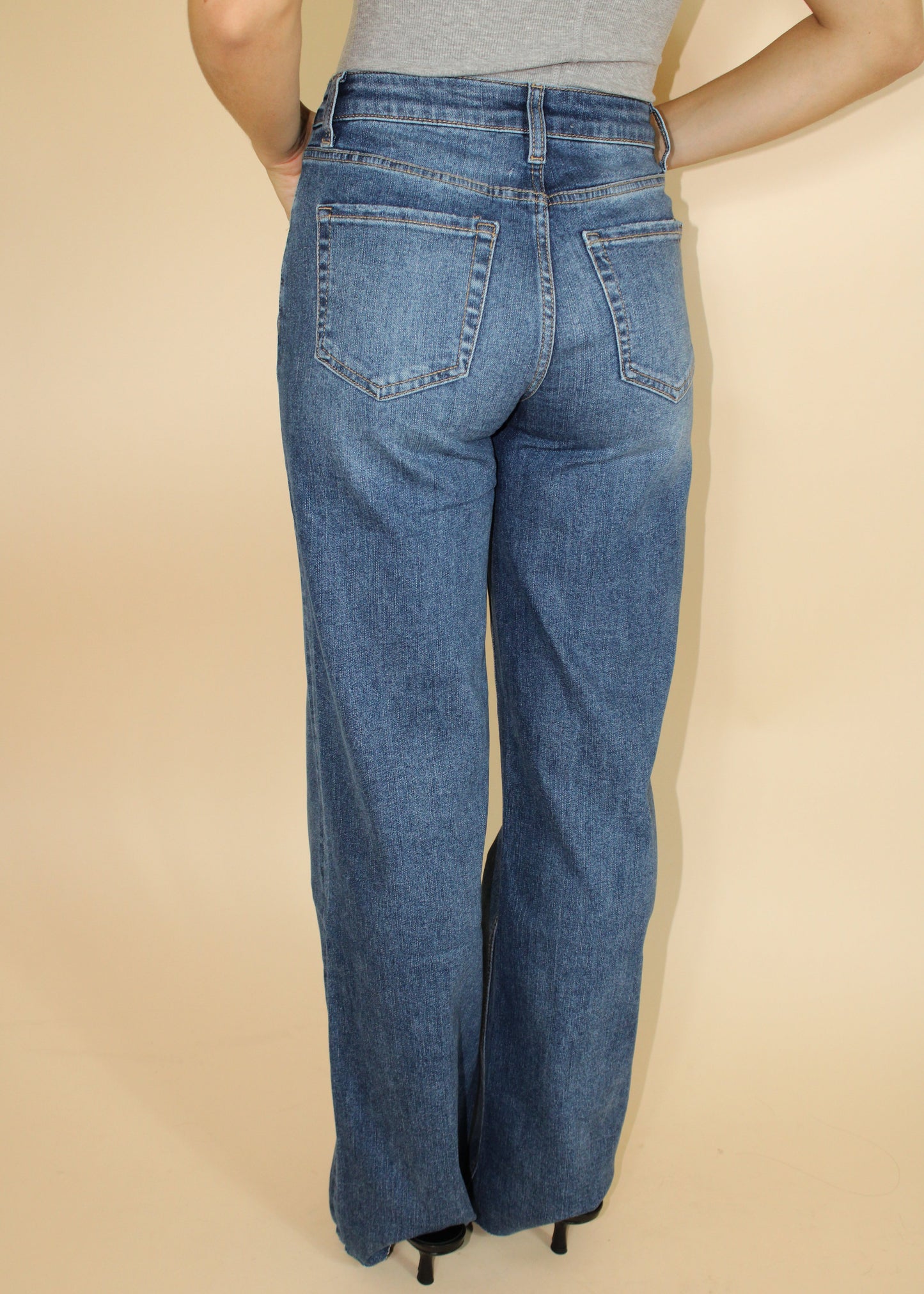 Hallie High Rise Wide Leg Jeans
