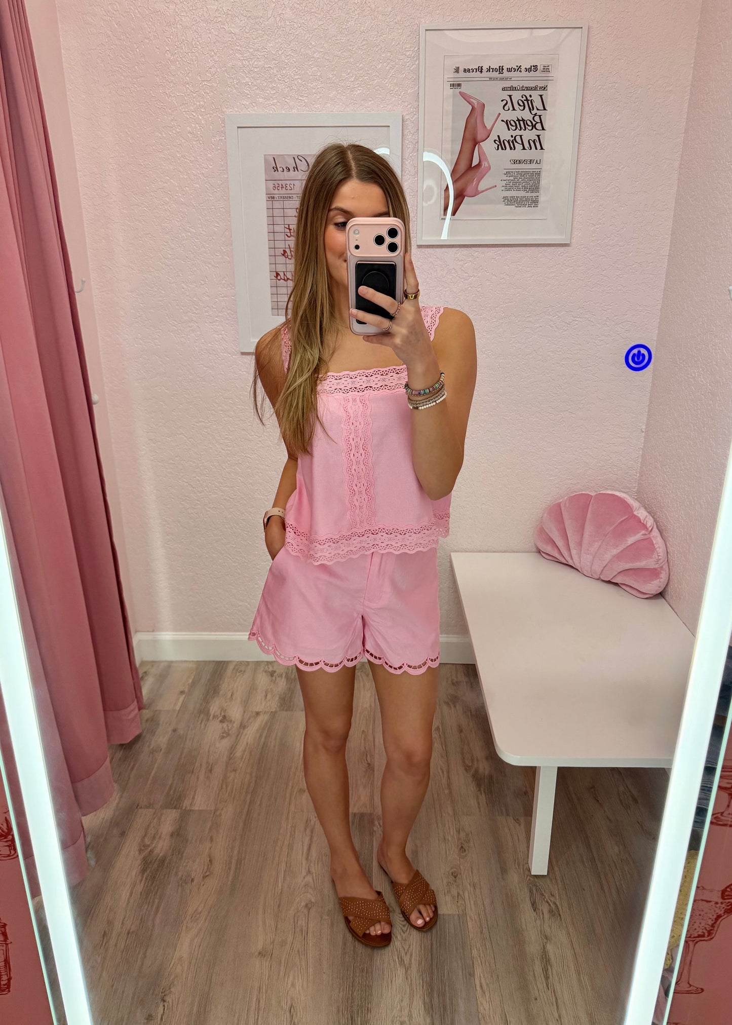 The Blush Lace Dream Shorts