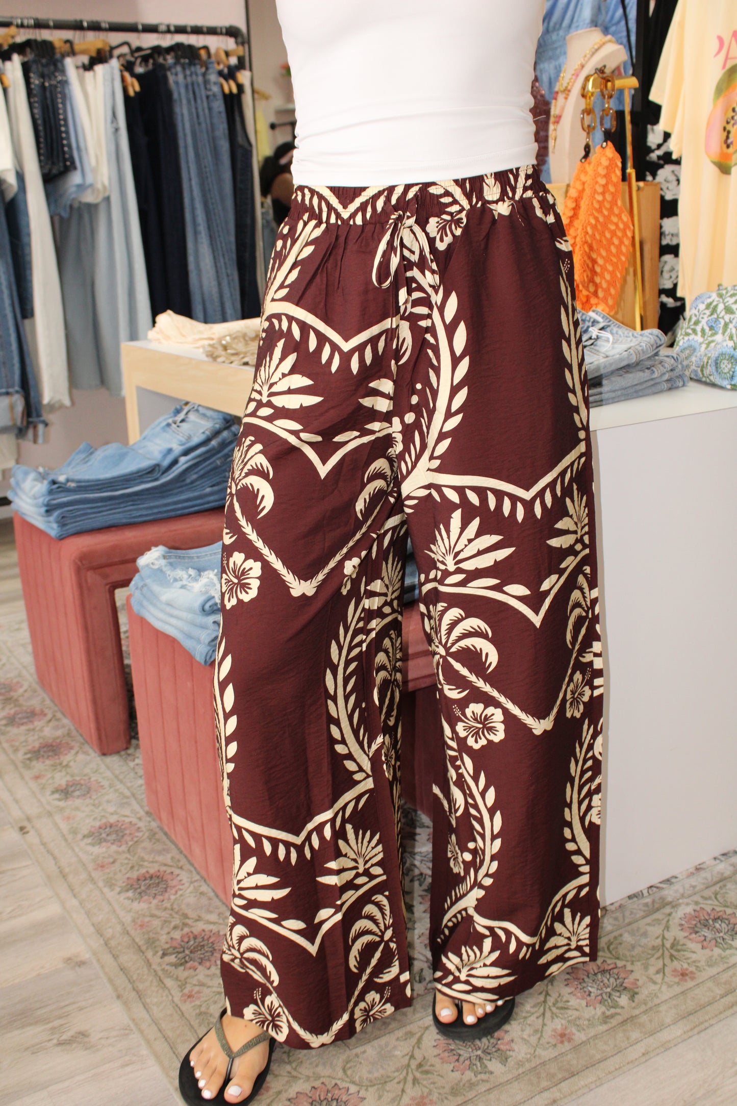 Island Escape Wide Leg Pants