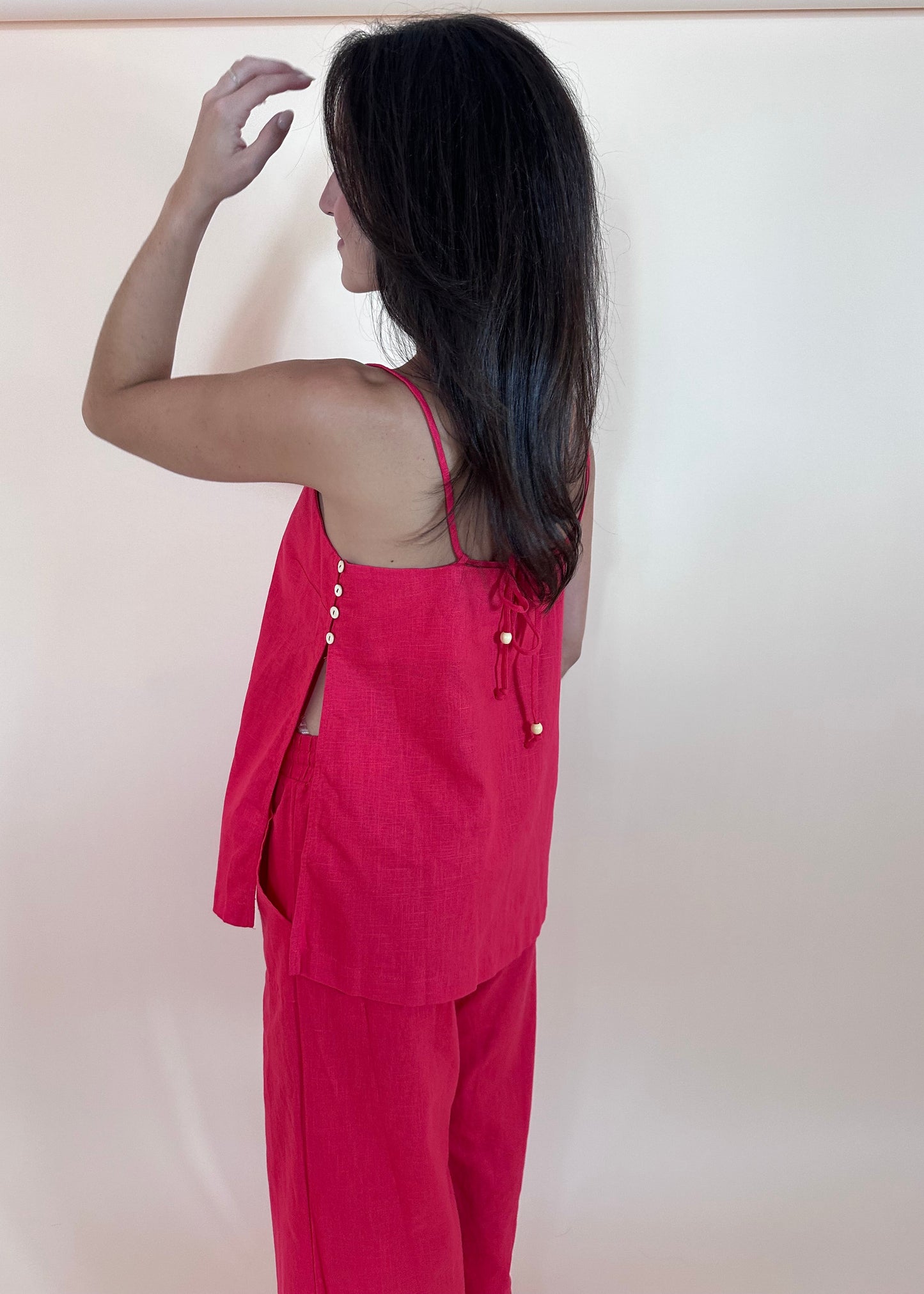 Marbella Linen Tank