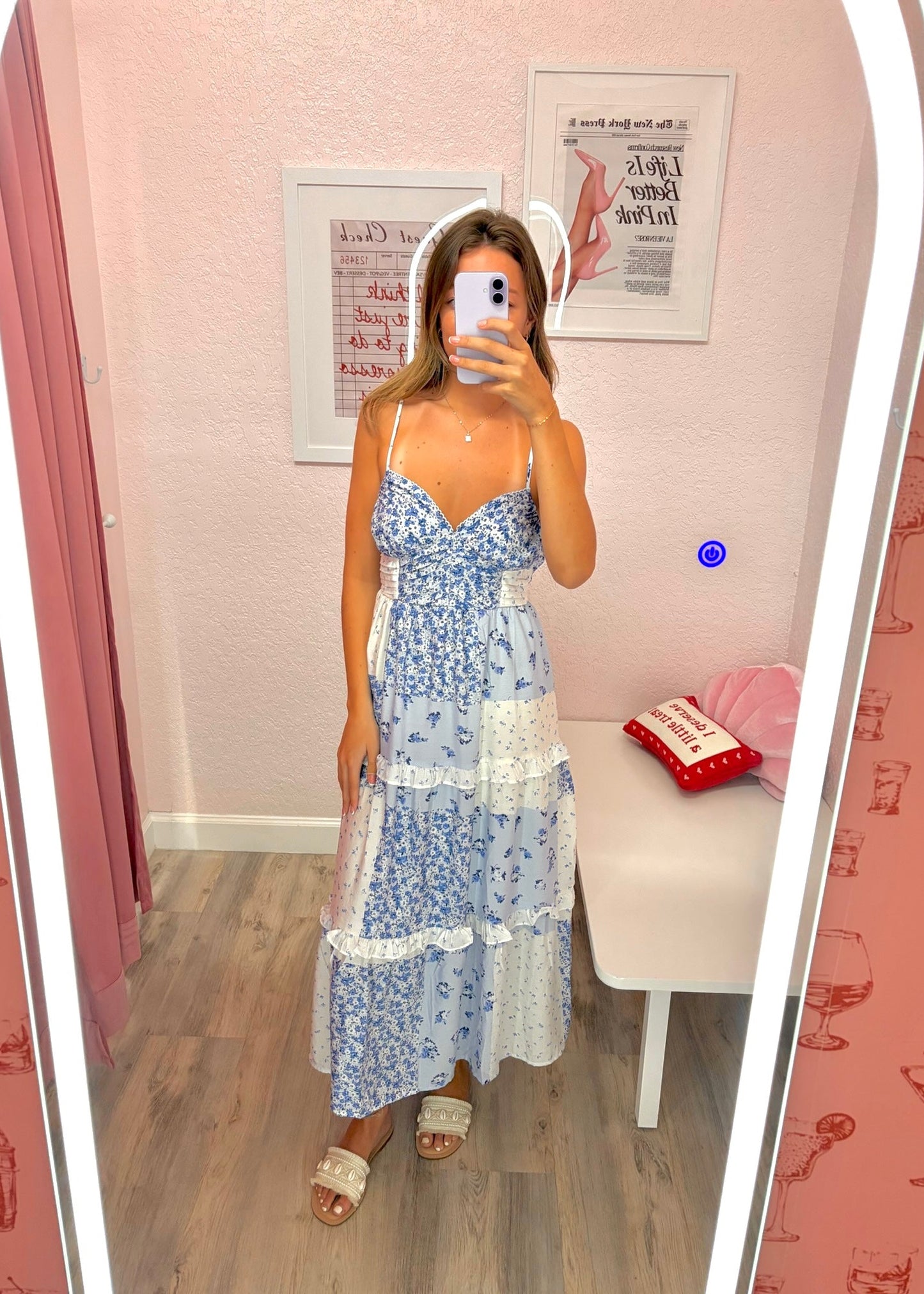 Sweet Escape Patchwork Maxi Dress