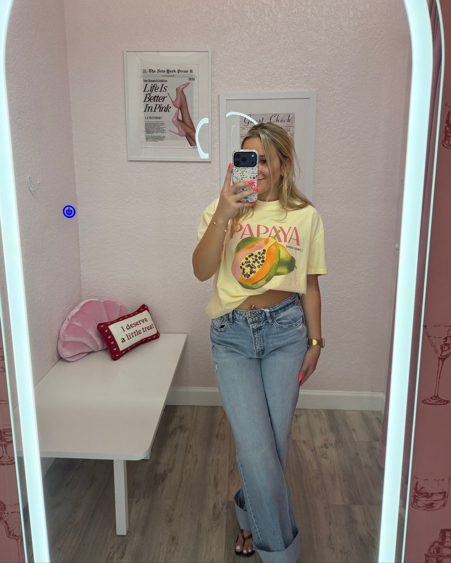 Papaya Paradise Graphic Tee