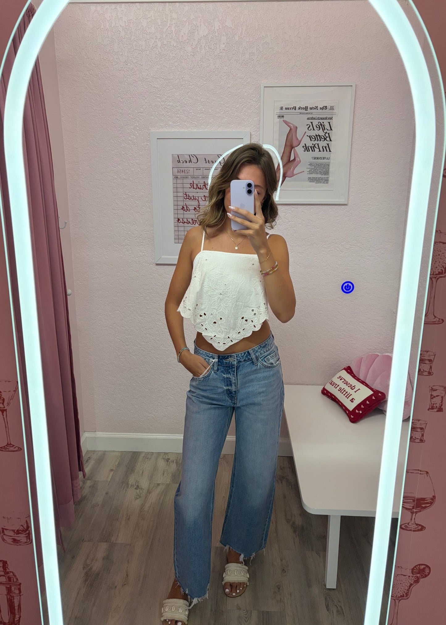 Santorini Eyelet Tank