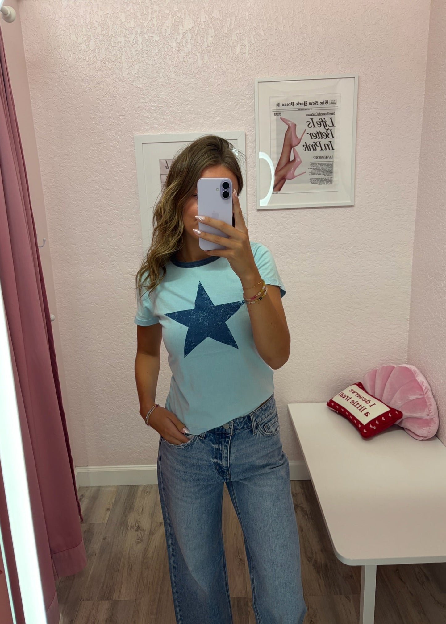 Vintage Star Ringer Tee