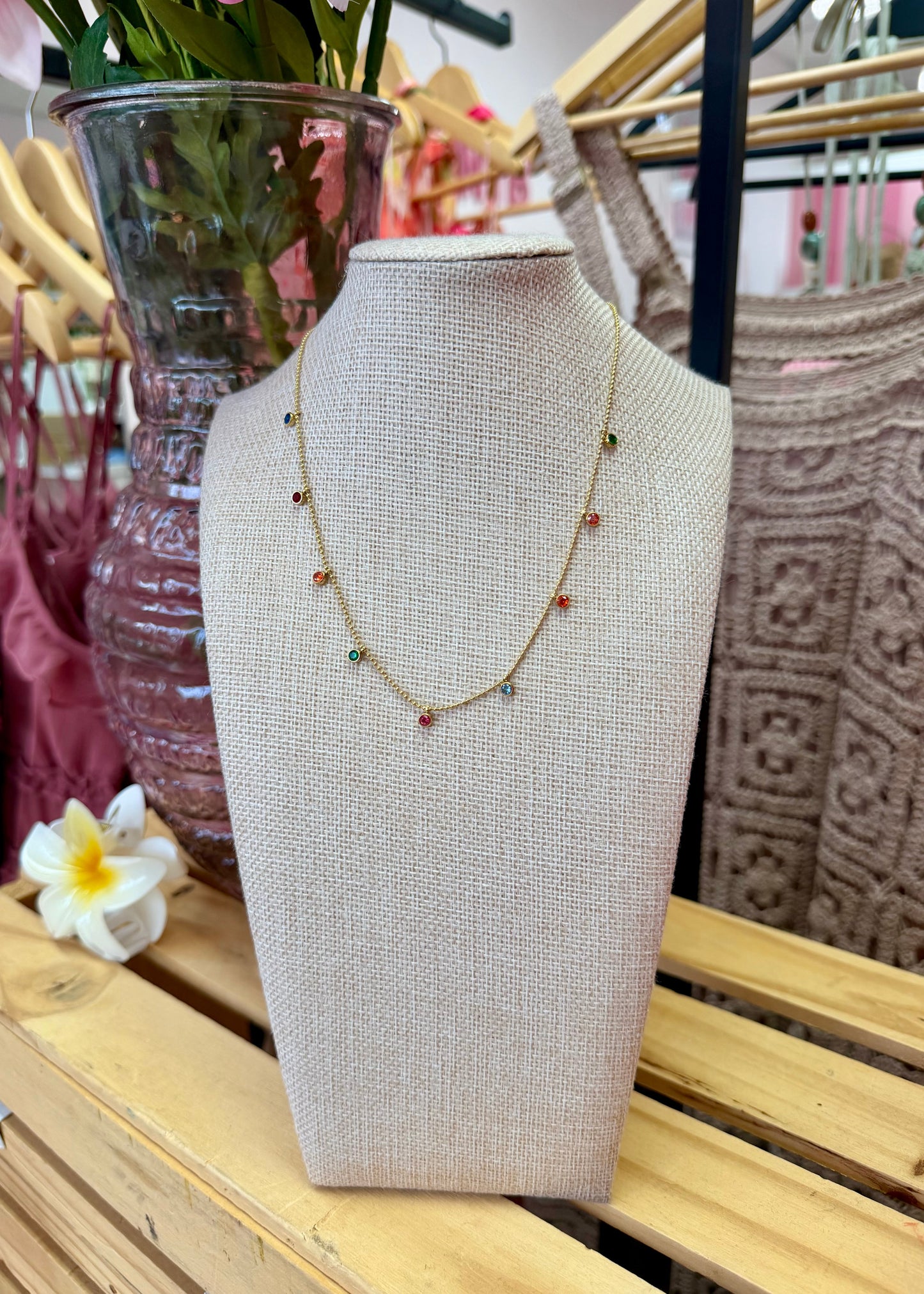 Poppy Charm Necklace