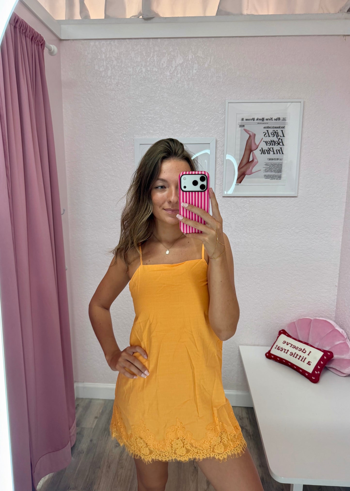 Marigold Muse Mini Dress (Final Sale)