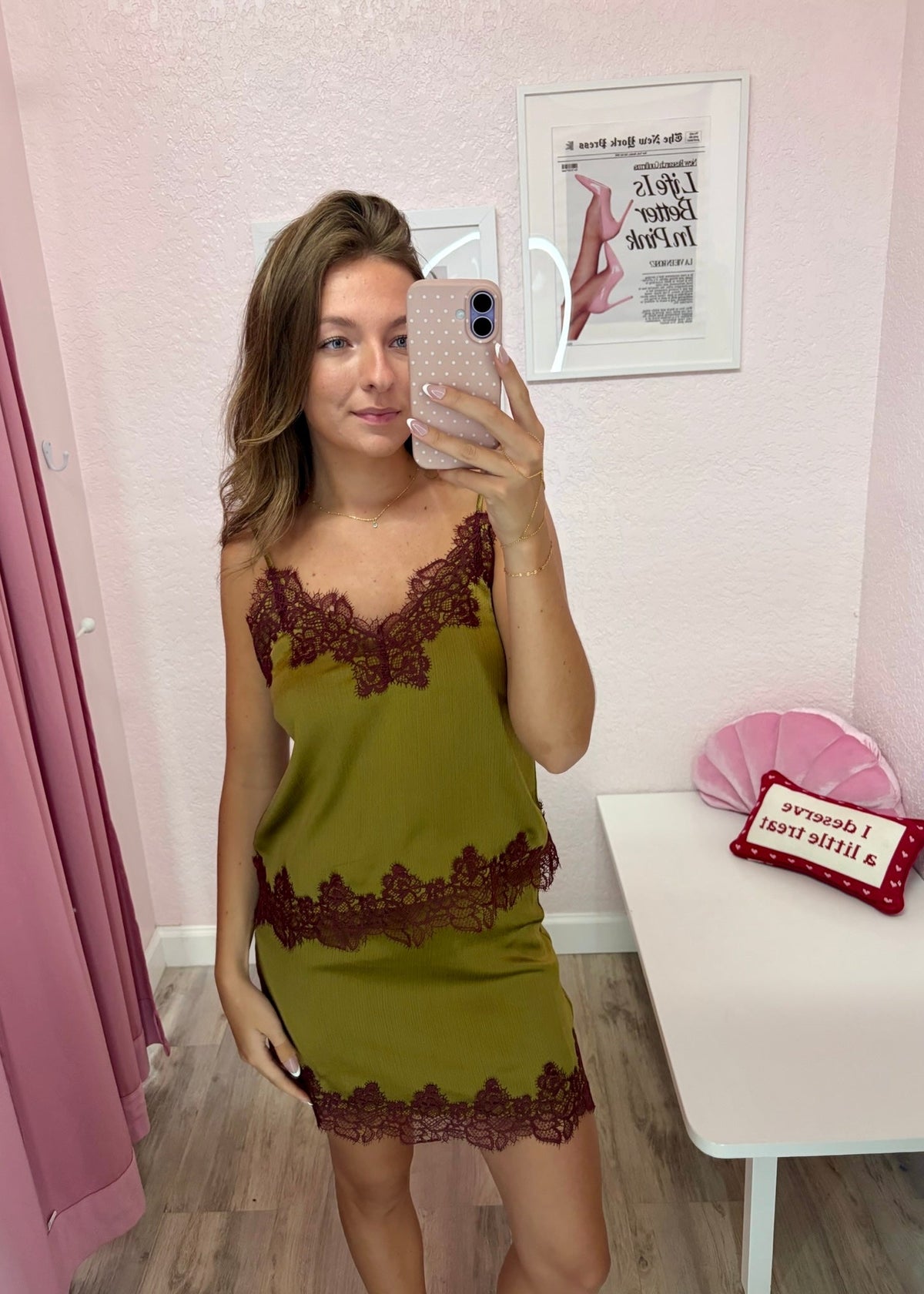 Lucy Paris Claire Mini Skirt