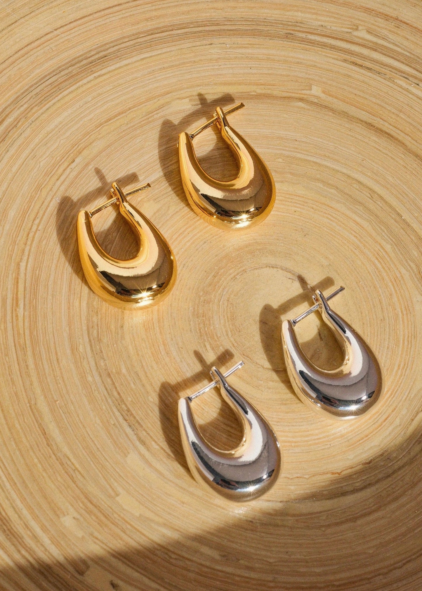 The Milan Teardrop Hoops