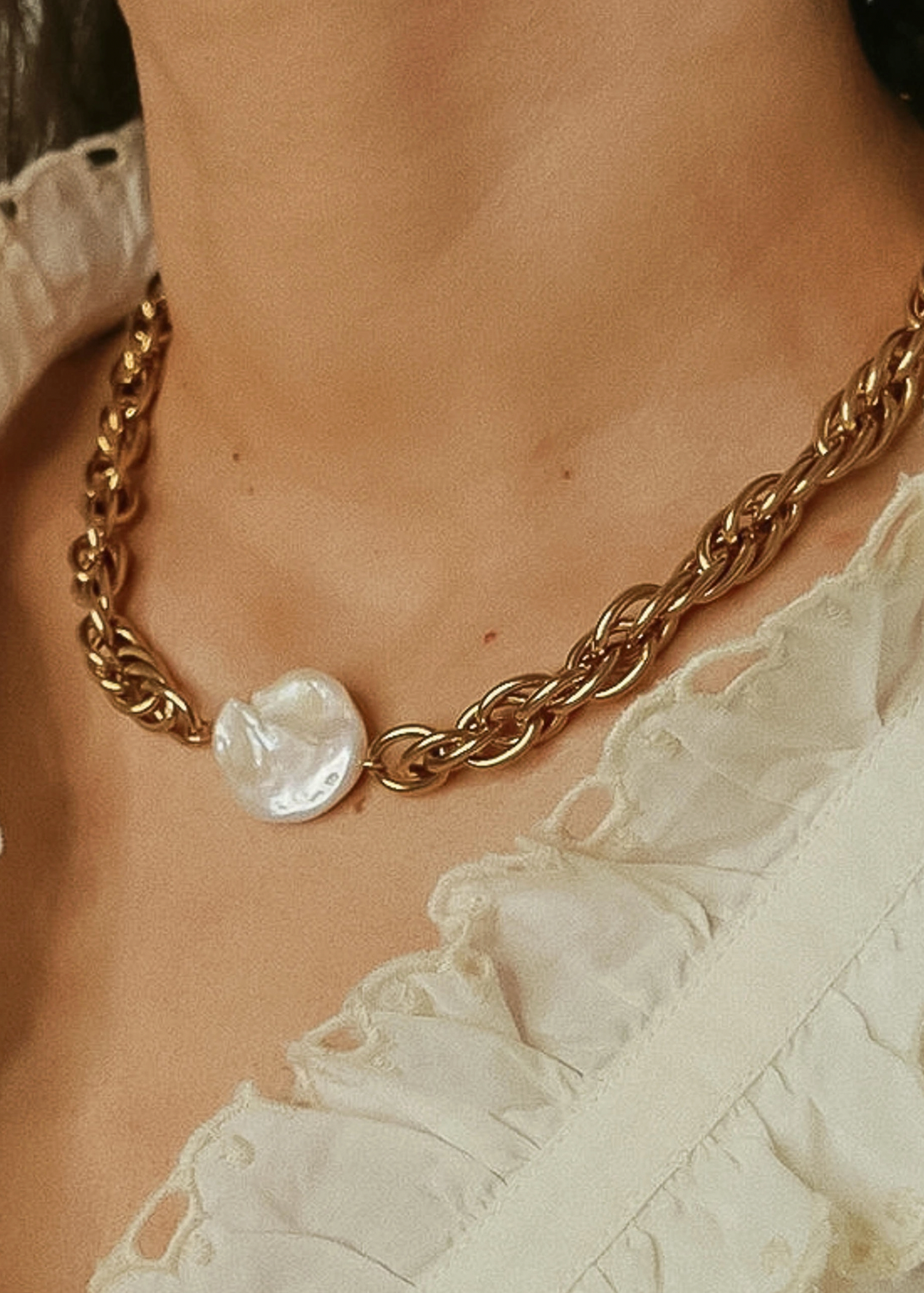 The Pearl Edit Chain Necklace