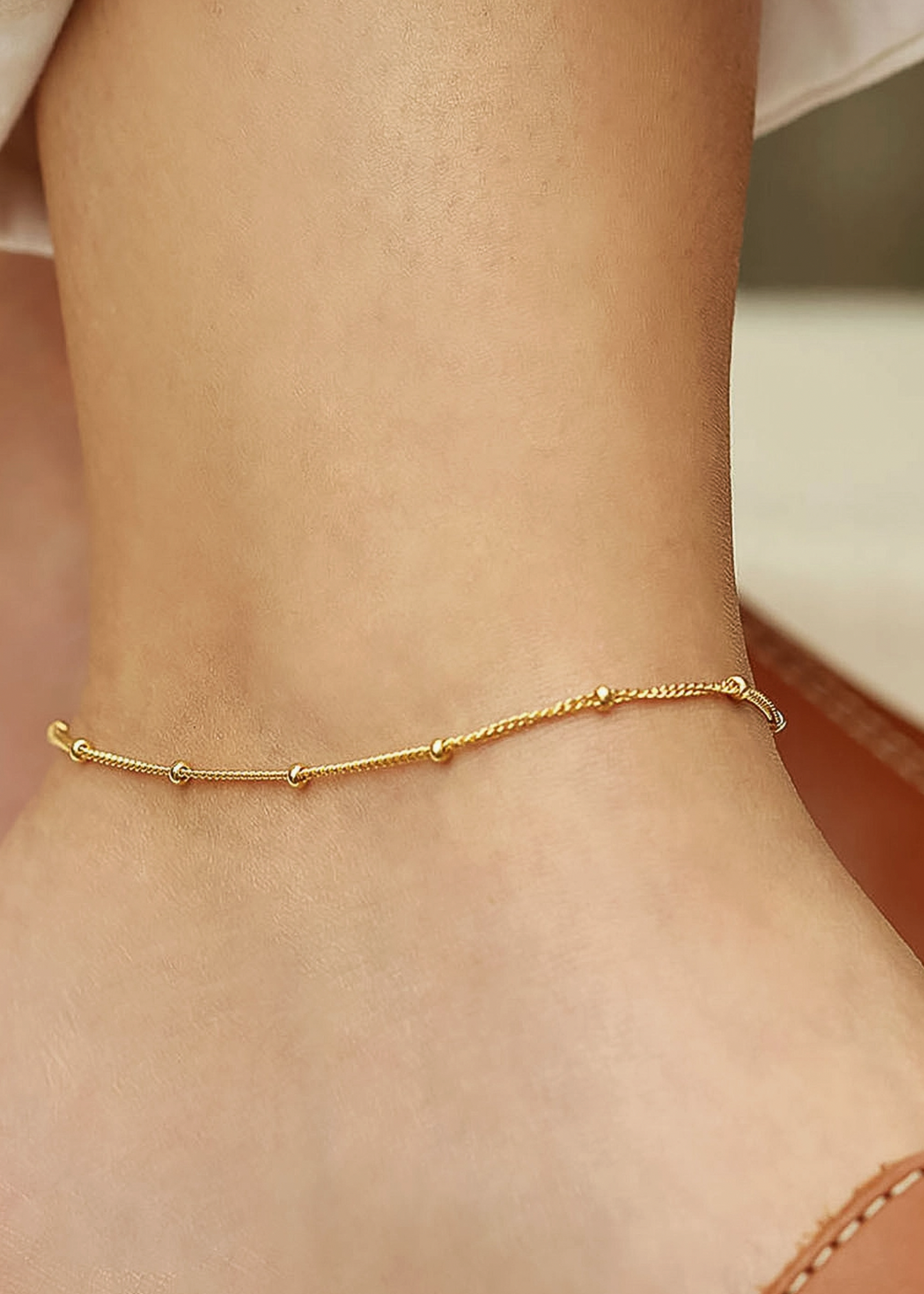 The Soleil Beaded Anklet