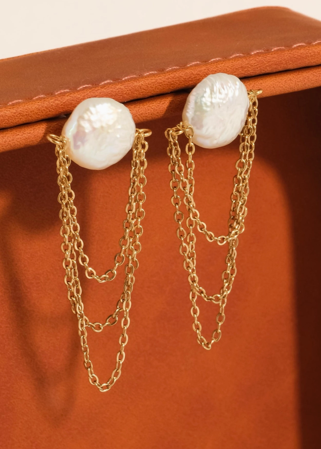 The Capri Pearl Drop Earrings