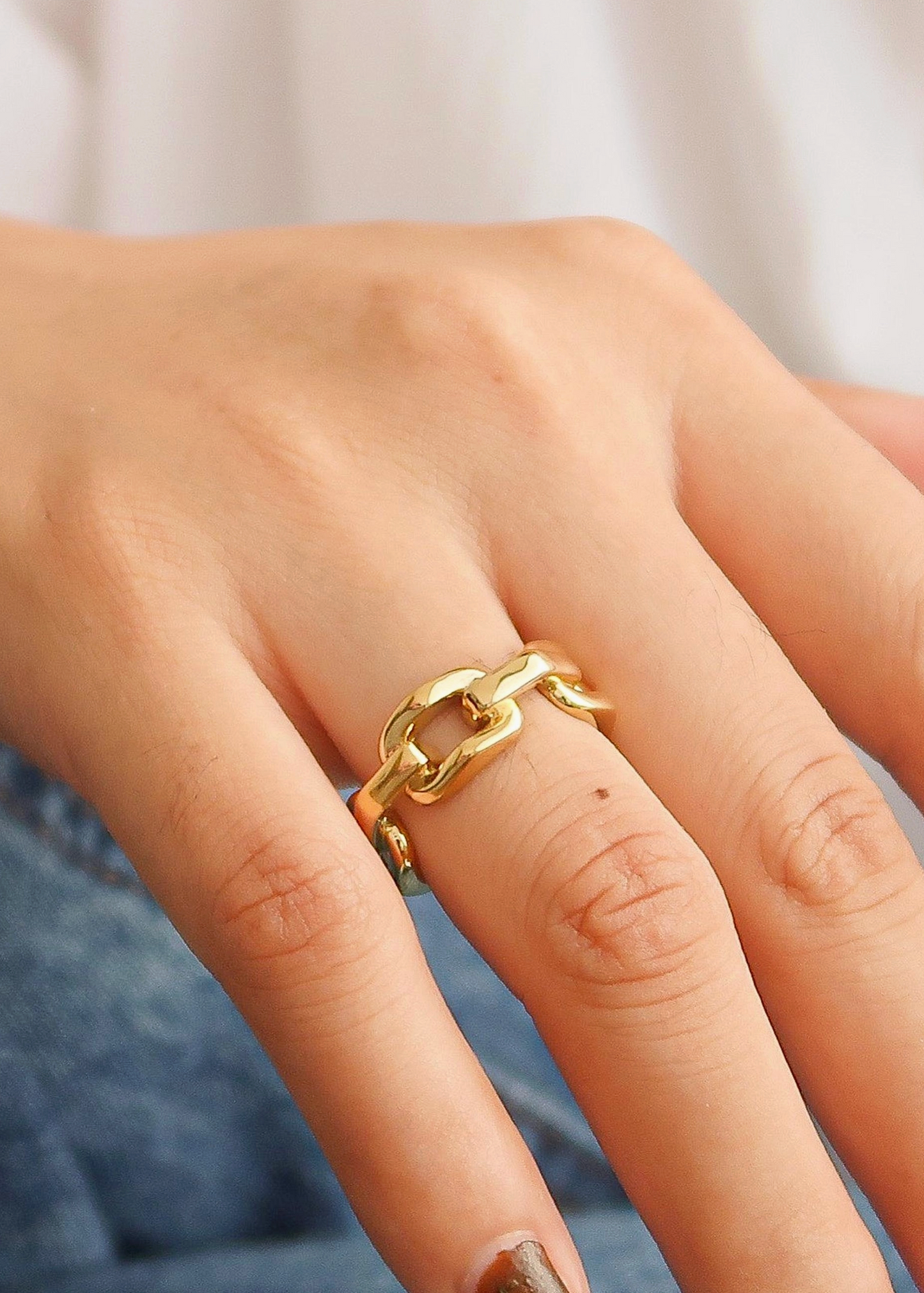 Golden Braid Stacking Ring
