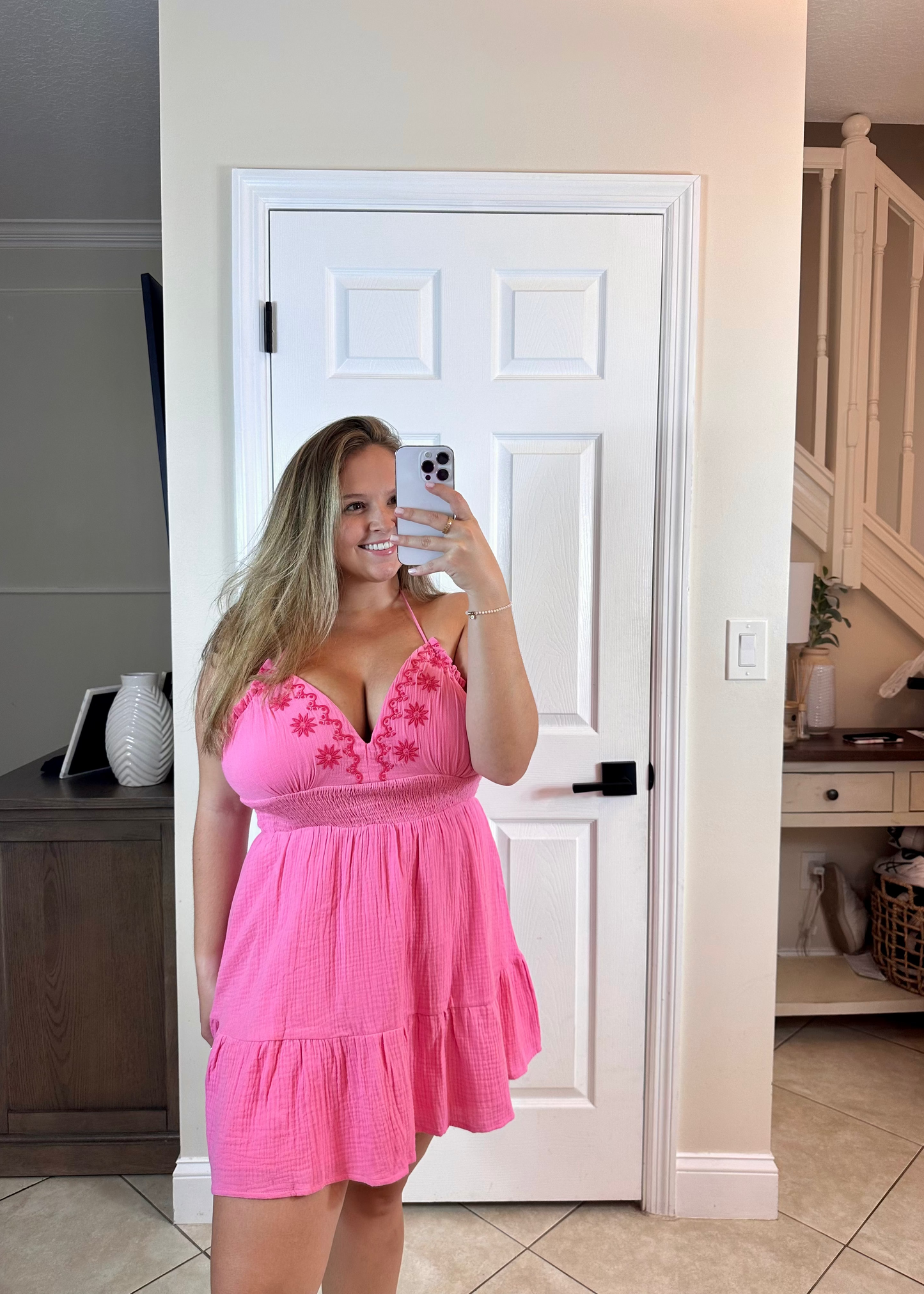 Sunkissed in Santorini Dress
