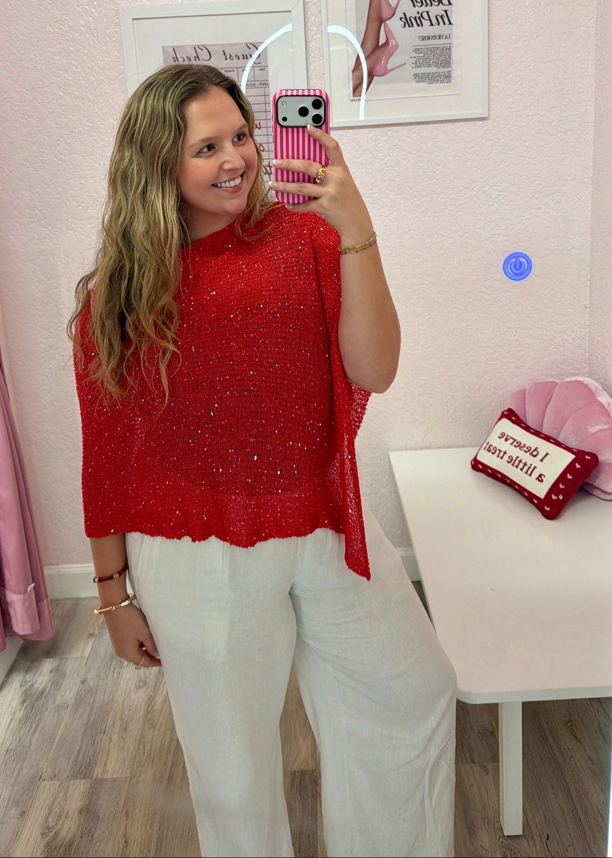 The Afterglow Sequin Poncho