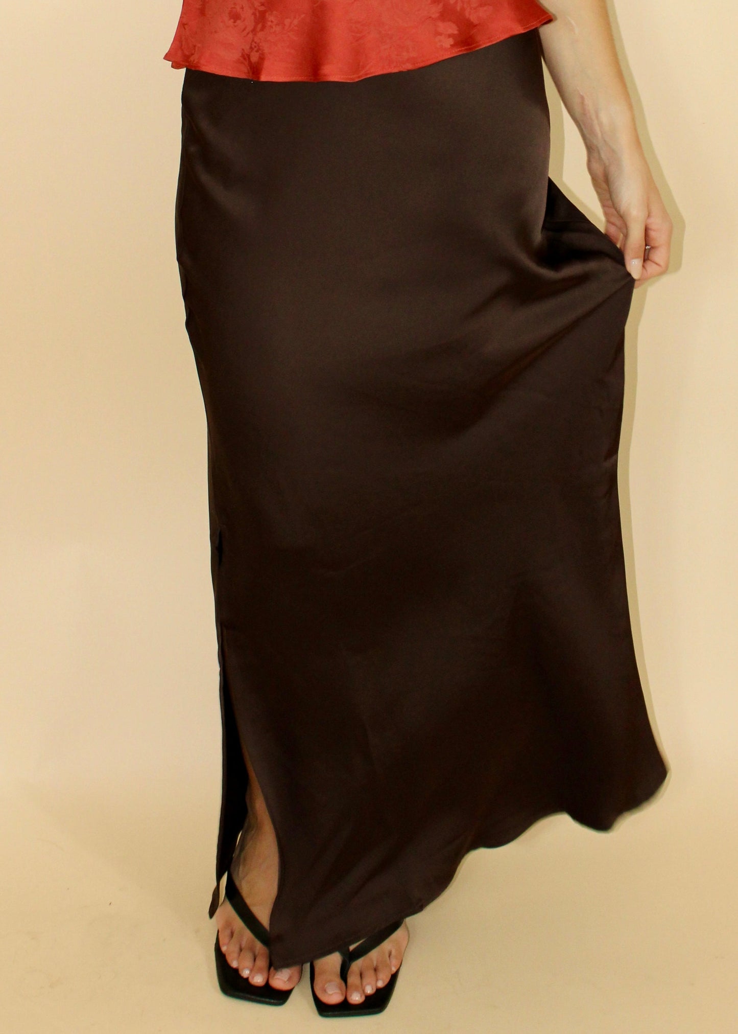 The Mocha Muse Maxi Skirt