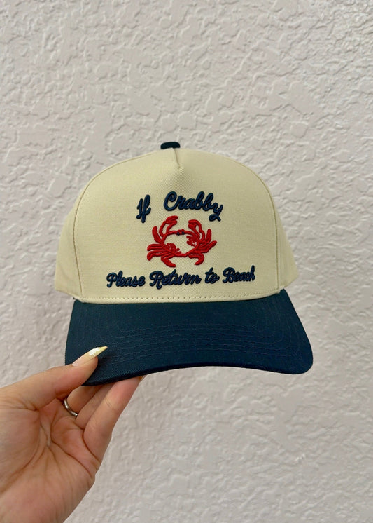 If Crabby, Please Return to Beach Trucker Hat