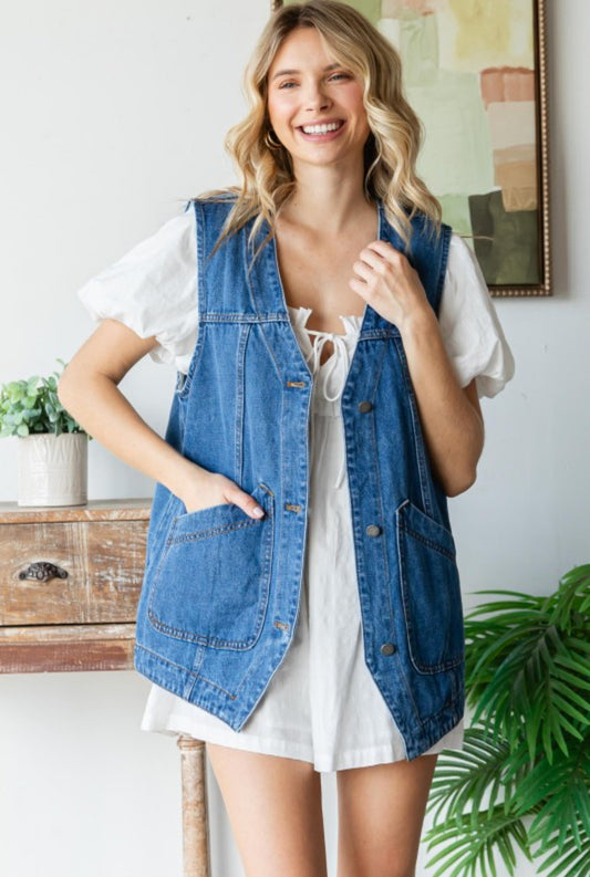 Darcy Denim Vest