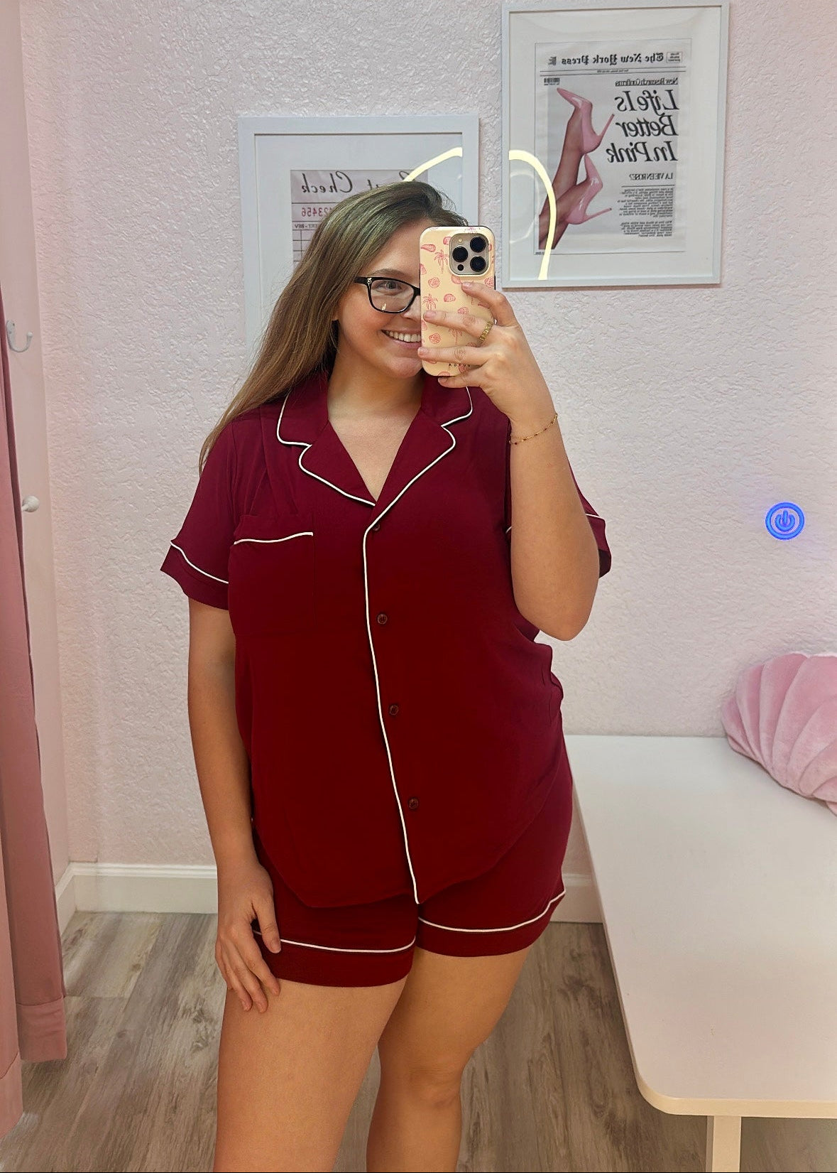 The Merry & Cozy Button-Up Pajama Set