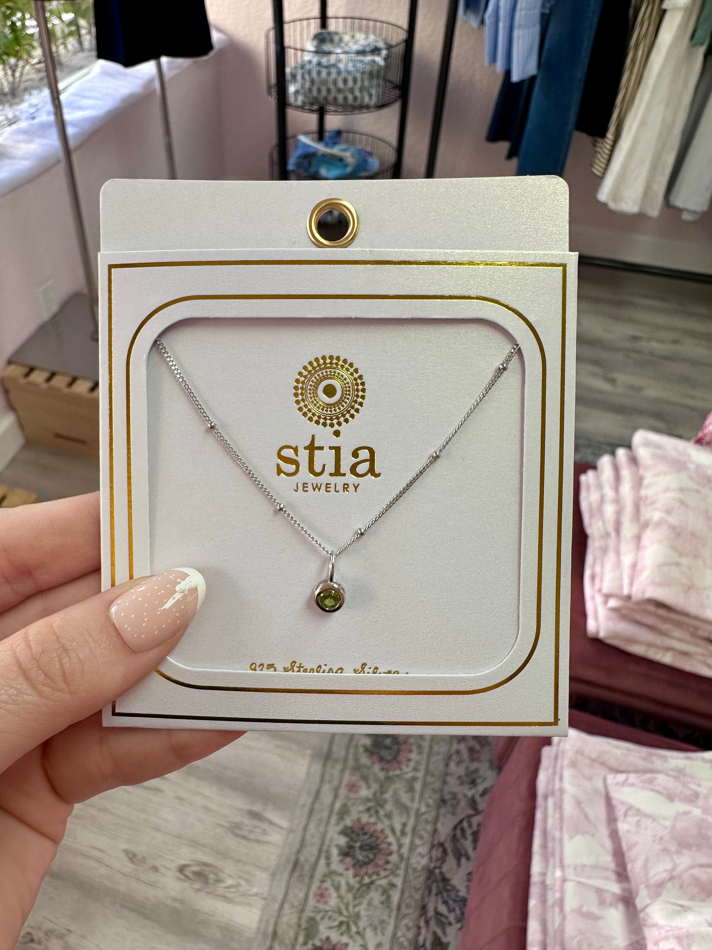 The Celestial Birthstone Pendant Necklace (Silver)