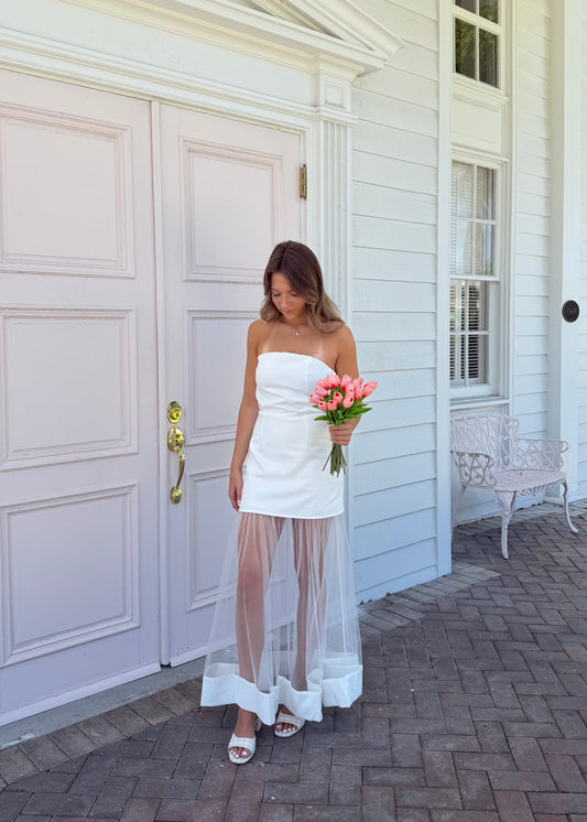 Forever Yours Tulle Midi Dress