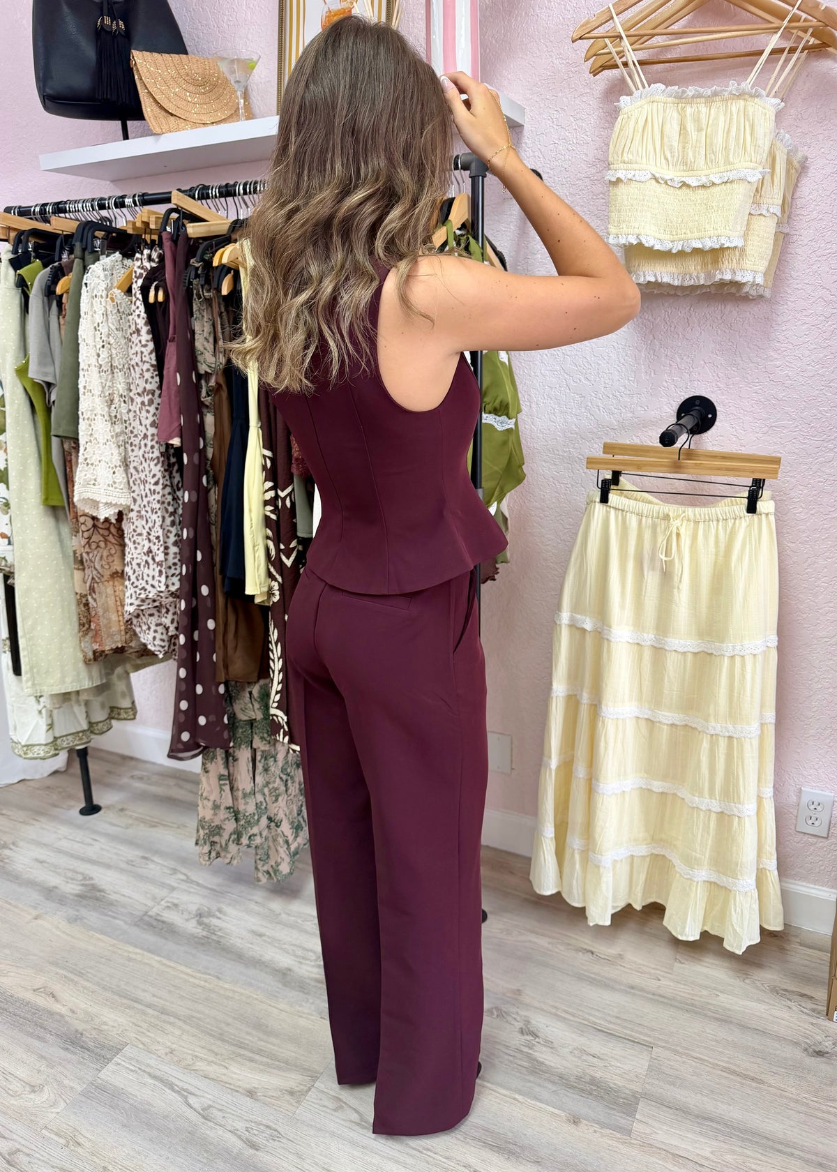 Lucy Paris Leanne Peplum Top