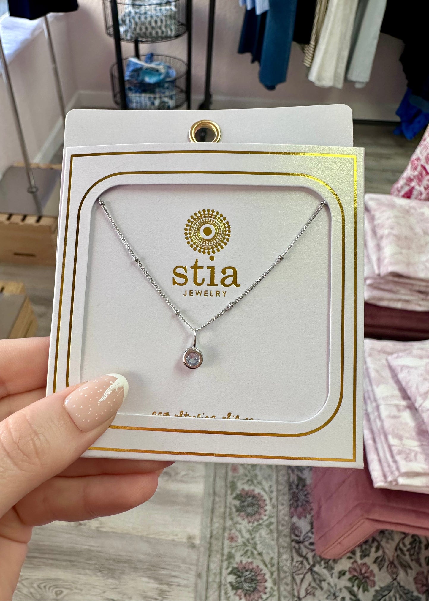 The Celestial Birthstone Pendant Necklace (Silver)