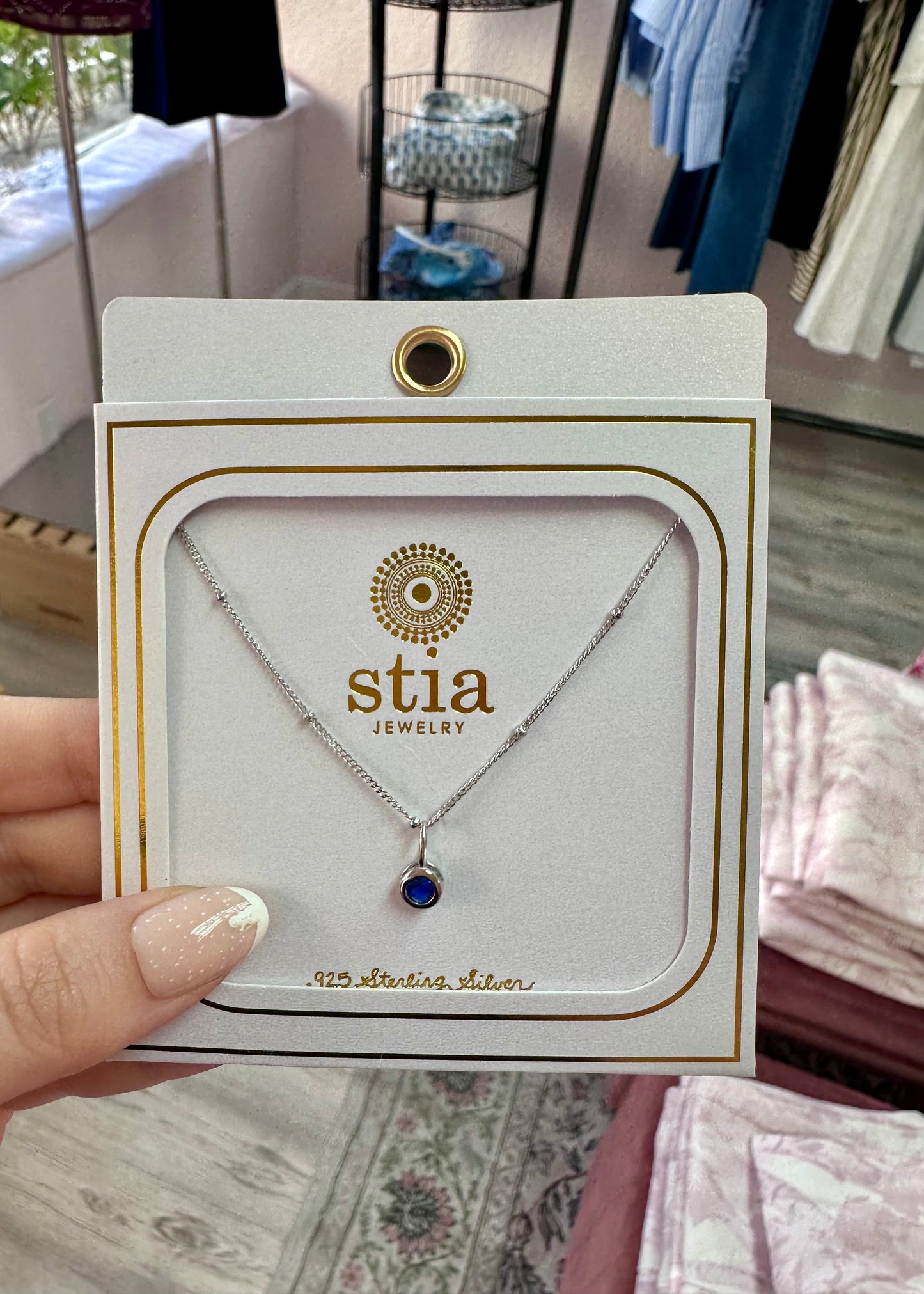 The Celestial Birthstone Pendant Necklace (Silver)