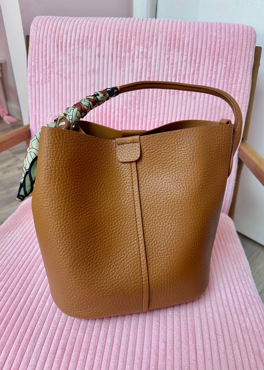 Delray Bucket Bag (Vegan Leather)