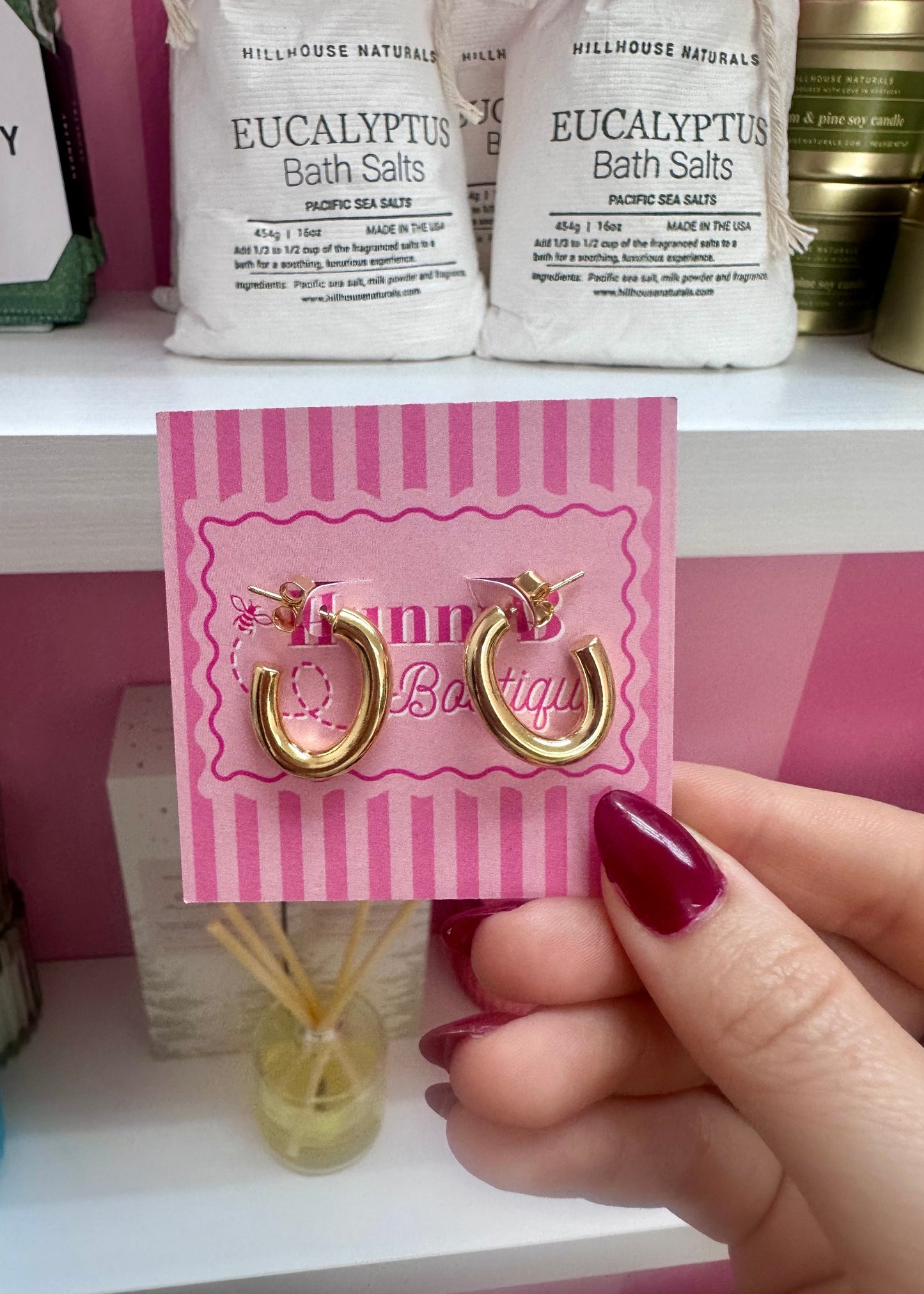 Golden Cove Hoop Earrings