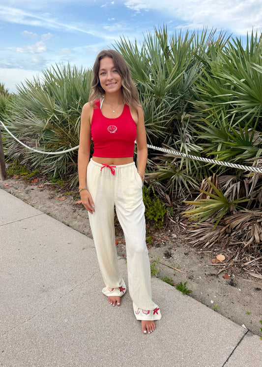 Seaside Stroll Linen Pants