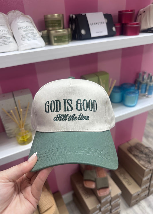God is Good Embroidered Hat