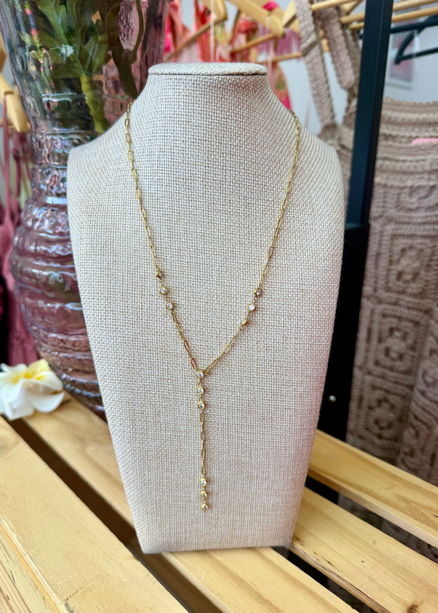 The Alessia Drop Necklace