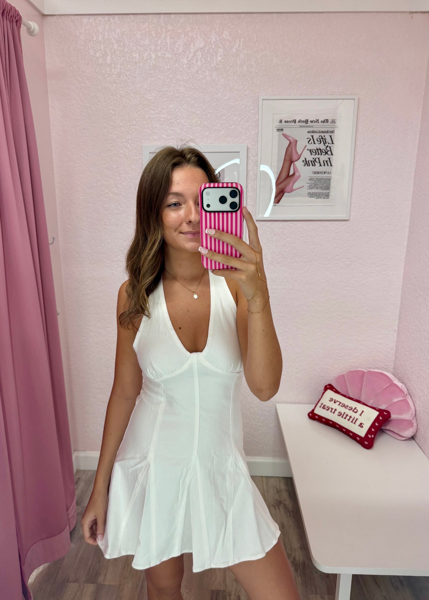 Ivory Isle Mini Dress (Final Sale)