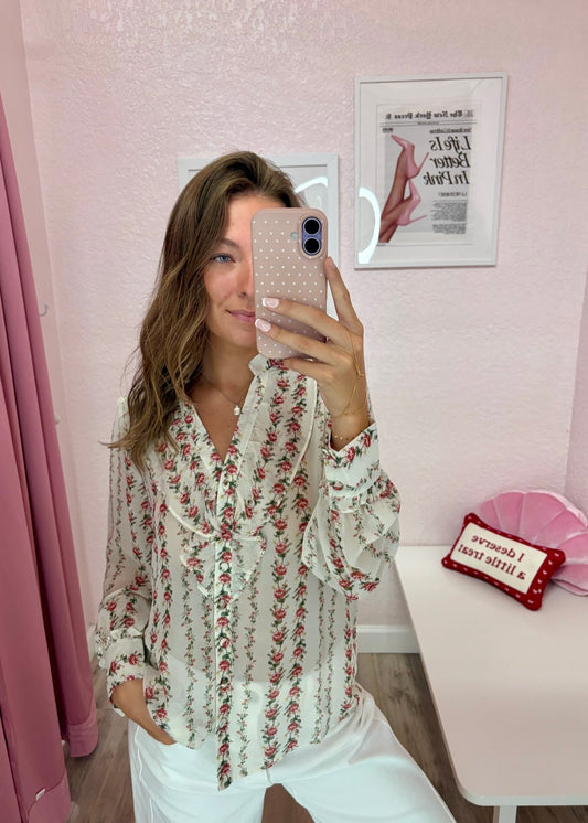 The Rosewood Romance Blouse (Final Sale)