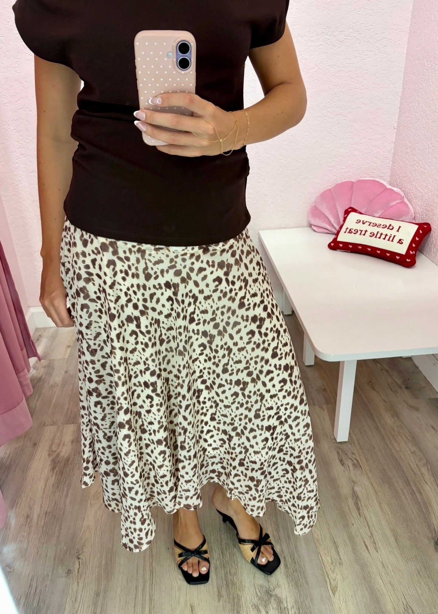 Lucy Paris Marcela Midi Skirt