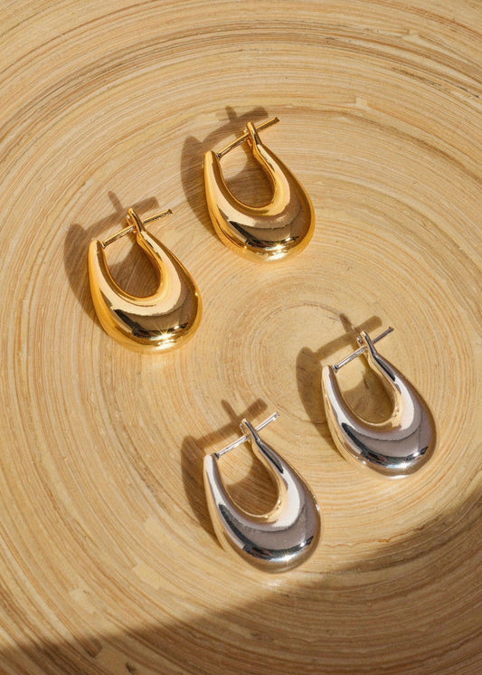 The Milan Teardrop Hoops