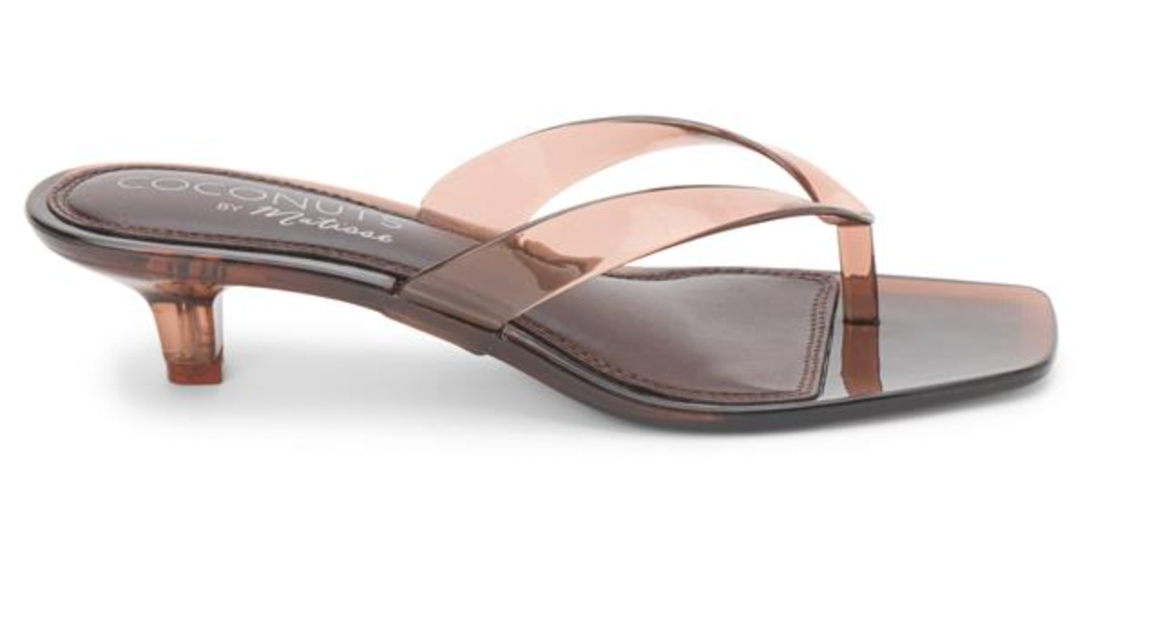 Amalfi Barely-There Kitten Heel Sandals
