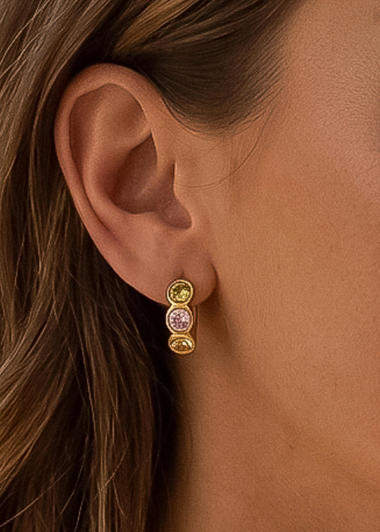 Azelia CZ Hoops