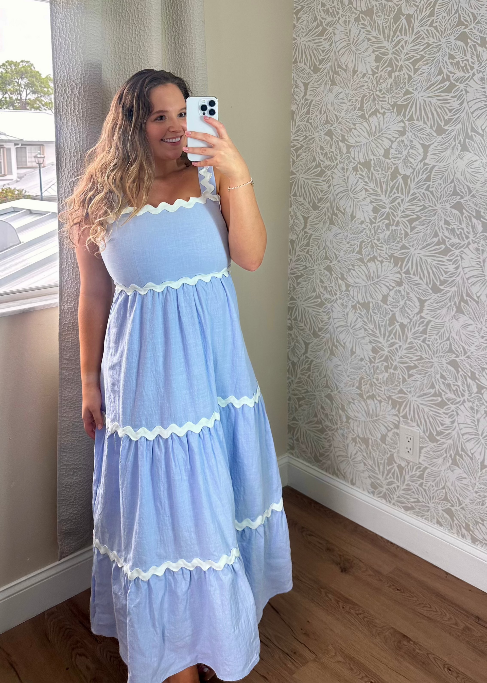Periwinkle Maxi Dress – HunnyB
