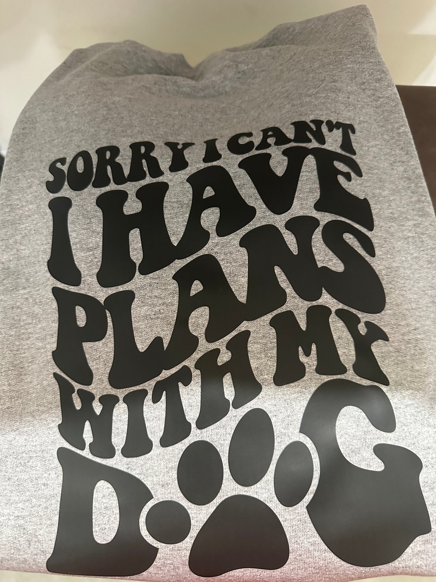 Plans with my dog crewneck