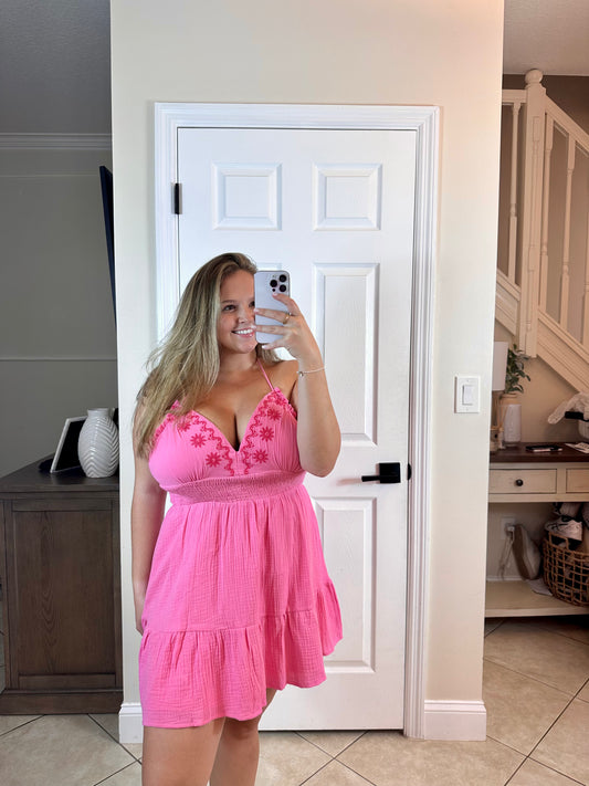 Sunkissed in Santorini Dress